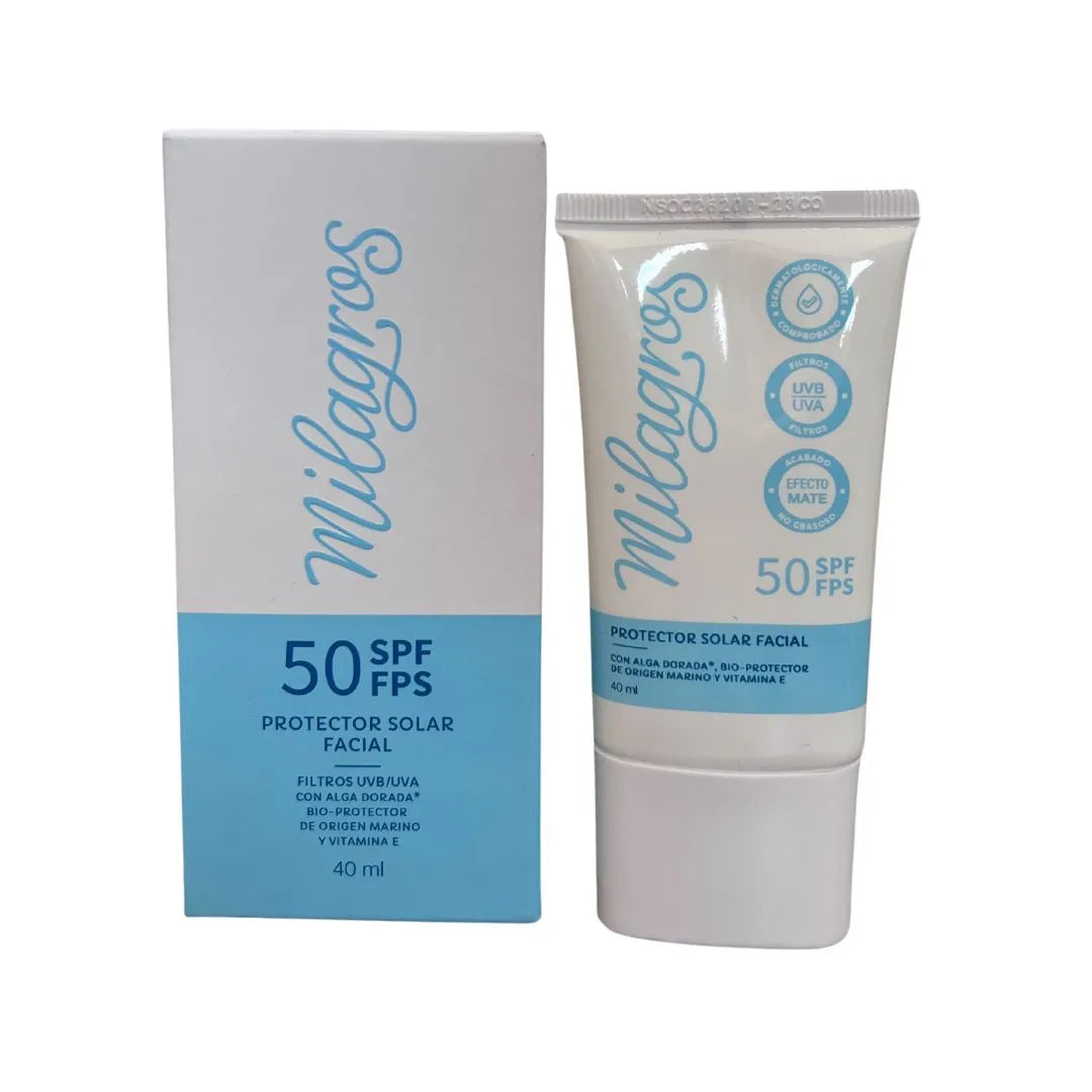 Protector Solar Sin Color Milagros - Glow Beauty Distribuidores Milagros