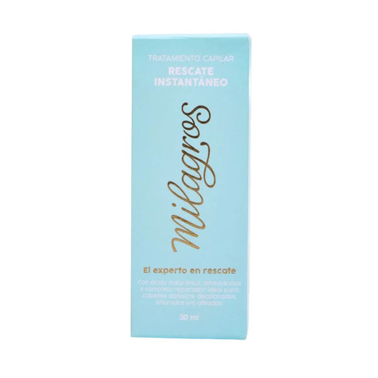 Ampolleta Tratamiento Capilar Rescate Instantáneo Milagros - Glow Beauty Distribuidores Milagros