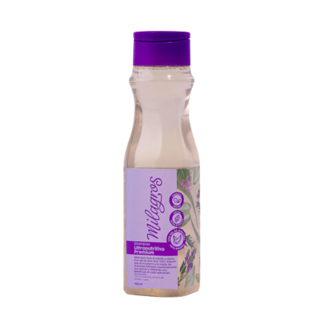 Shampoo Ultranutritivo Premium Milagros - Glow Beauty Distribuidores Milagros
