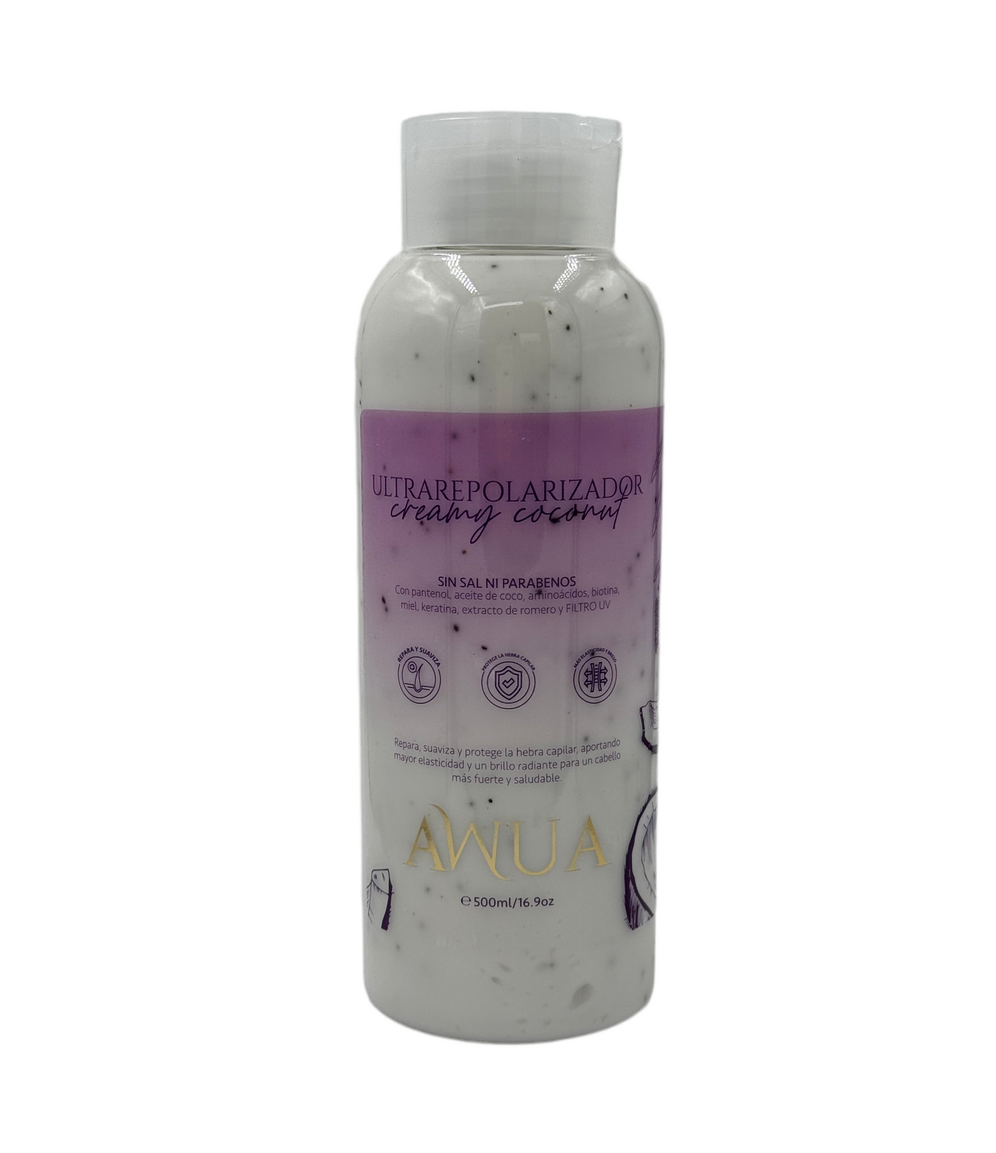 Ultrarepolarizador Tratamiento Capilar Creamy Coconut AWUA 500 ml