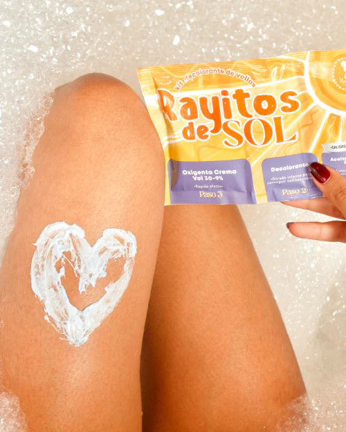 Kit decolorante de Vellos Rayitos de Sol - Glow Beauty Distribuidores Milagros