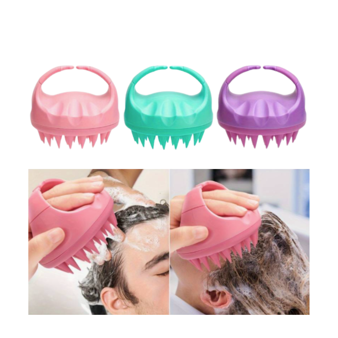 Cepillo Masajeador Capilar Silicona Grande Awua - Glow Beauty Distribuidores Milagros