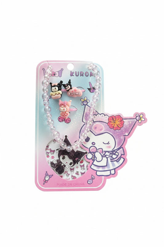 Set accesorios niñas Kuromi - Glow Beauty Distribuidores Milagros