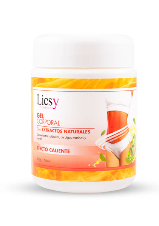 Gel Corporal Caliente Licsy - Glow Beauty Distribuidores Milagros