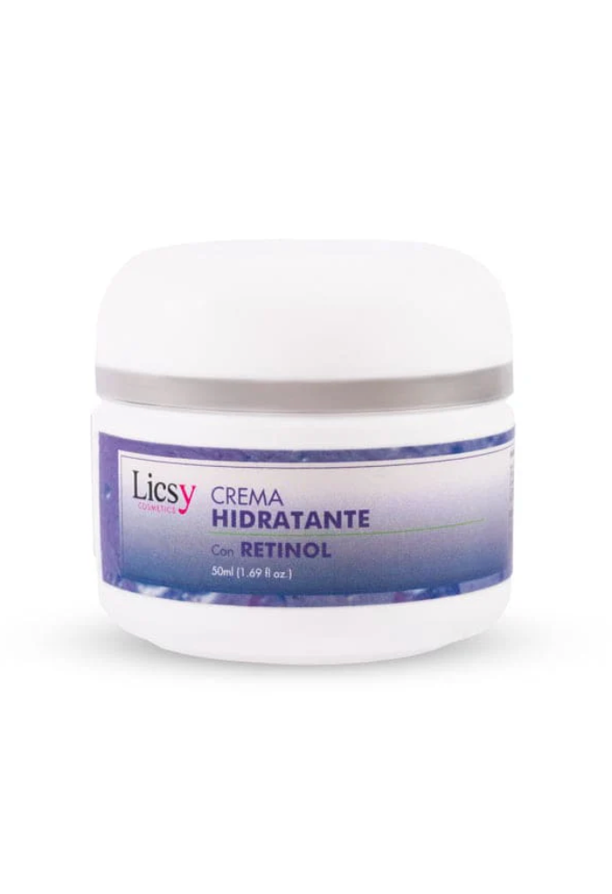 Crema Hidratante con Retinol Licsy 50ml - Glow Beauty Distribuidores Milagros