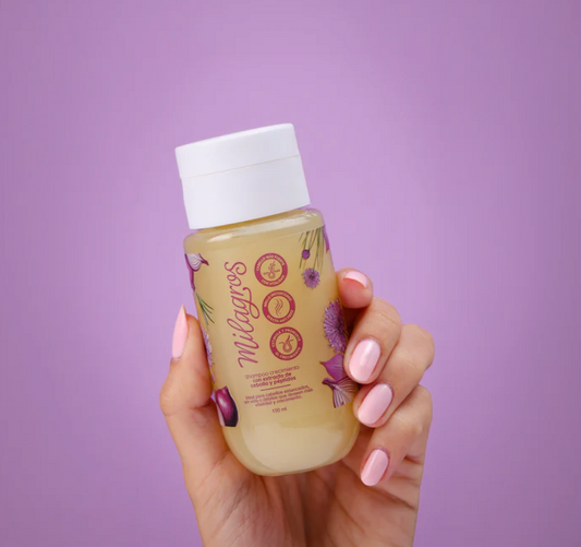 Shampoo Crecimiento Con Extracto de Cebolla y Péptidos Mini 100ML Milagros