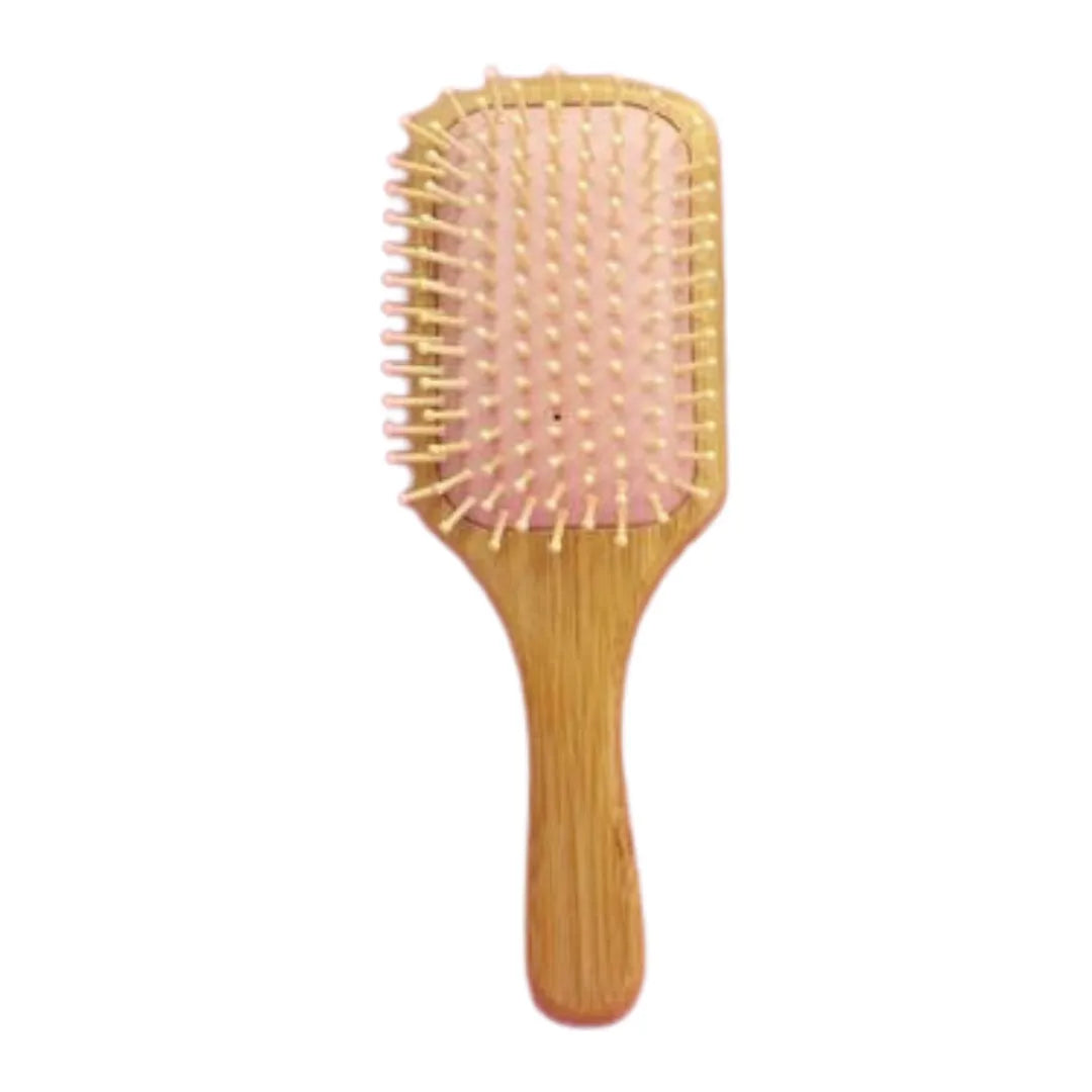 Cepillo Bambu Grande Rosa Capilar Awua - Glow Beauty Distribuidores Milagros