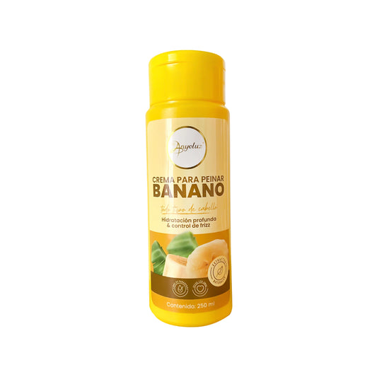 Crema Para Peinar de Banana 250 ml Anyeluz