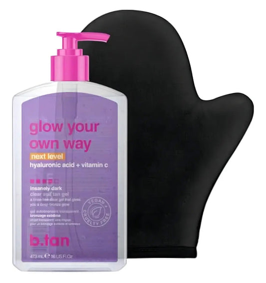 Autobronceador con Guante B.Tan Glow Your Own Way Next Level 437ml