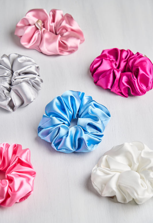 Scrunchie Mediana Satin Awua - Glow Beauty Distribuidores Milagros