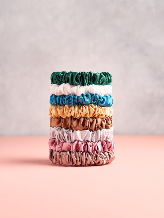 Scrunchie Mini Satin Awua - Glow Beauty Distribuidores Milagros
