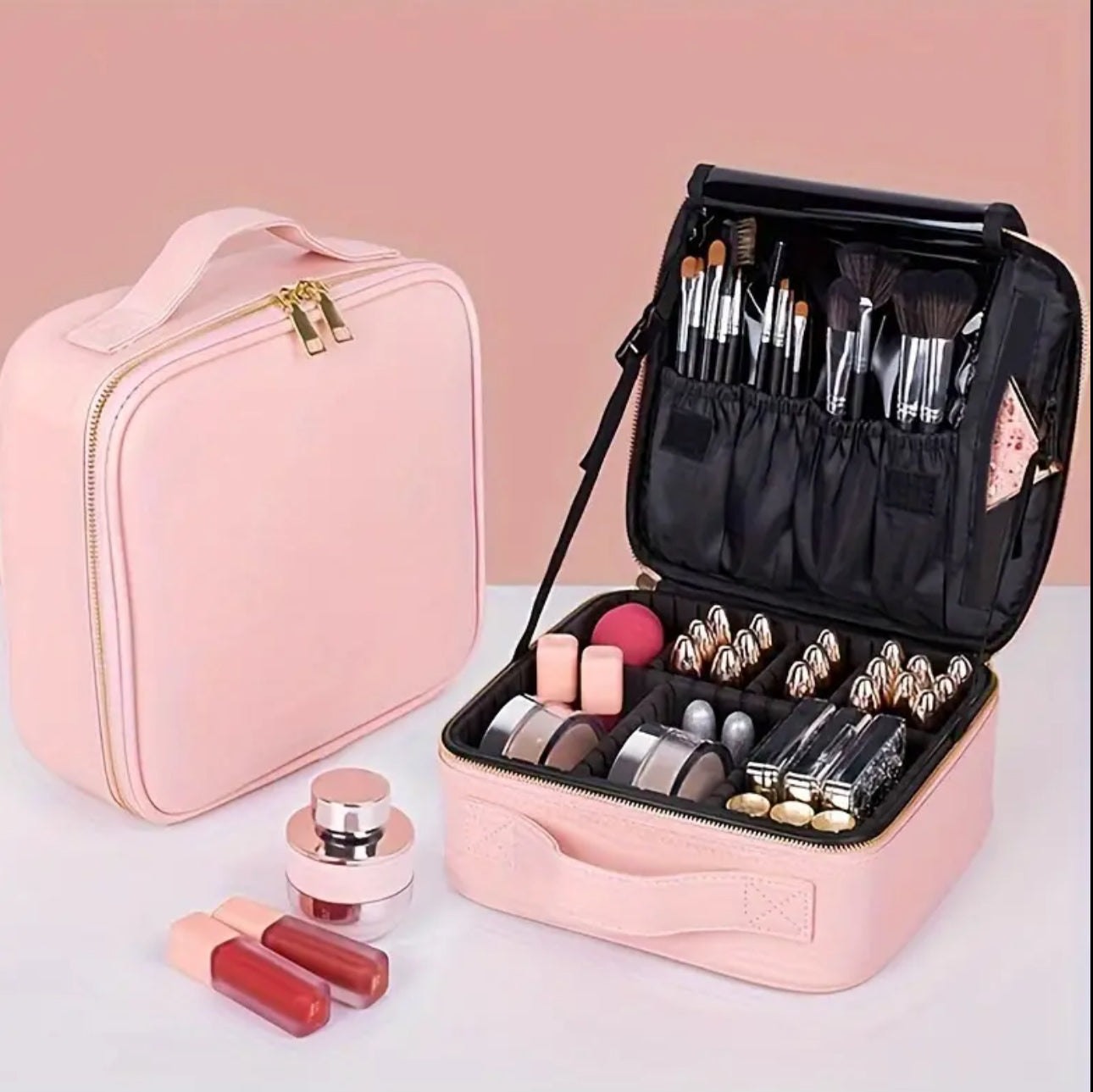 Maleta Maquillaje Profesional Mini - Glow Beauty Distribuidores Milagros