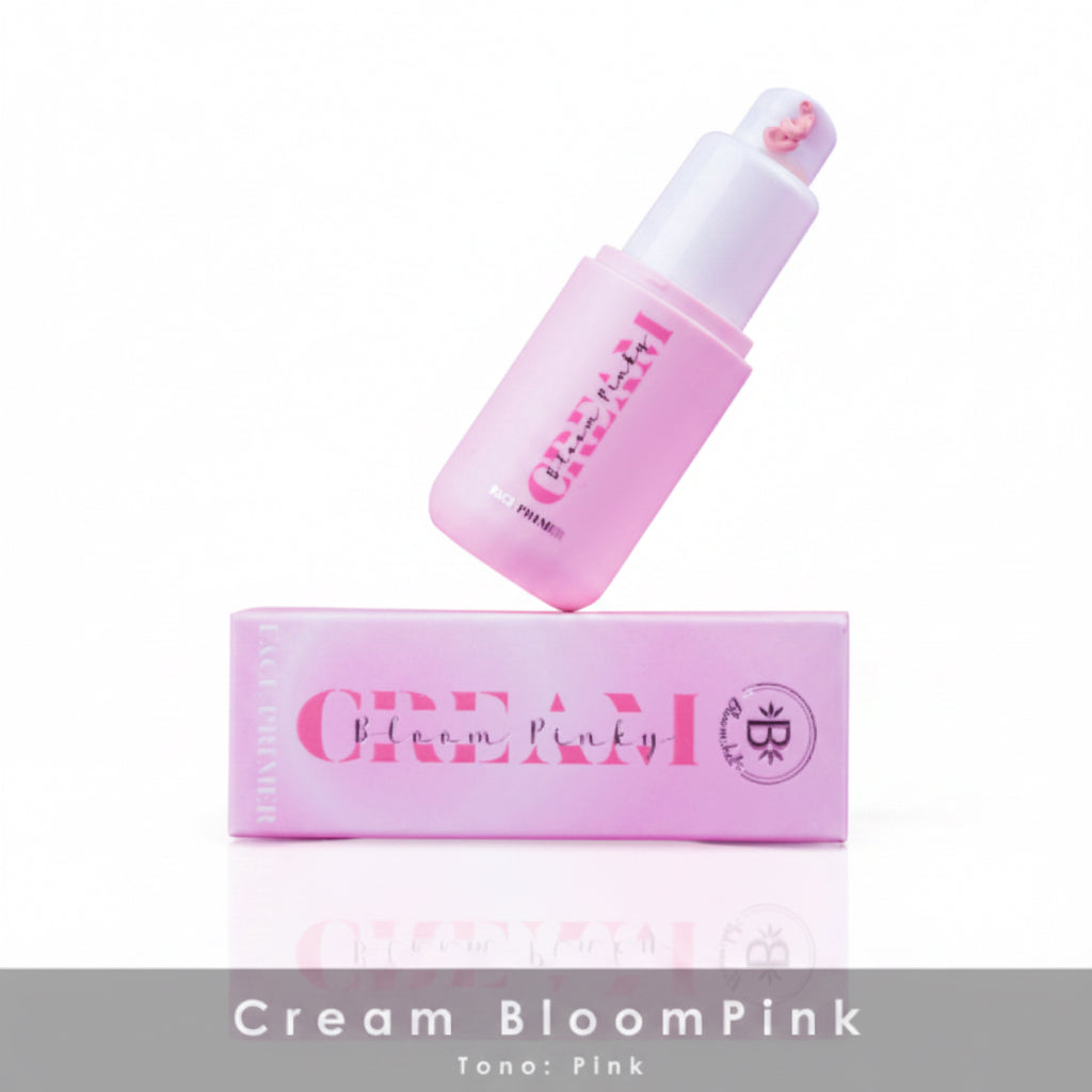 Bloom cream pinky Primer facial BloomShell - Glow Beauty Distribuidores Milagros