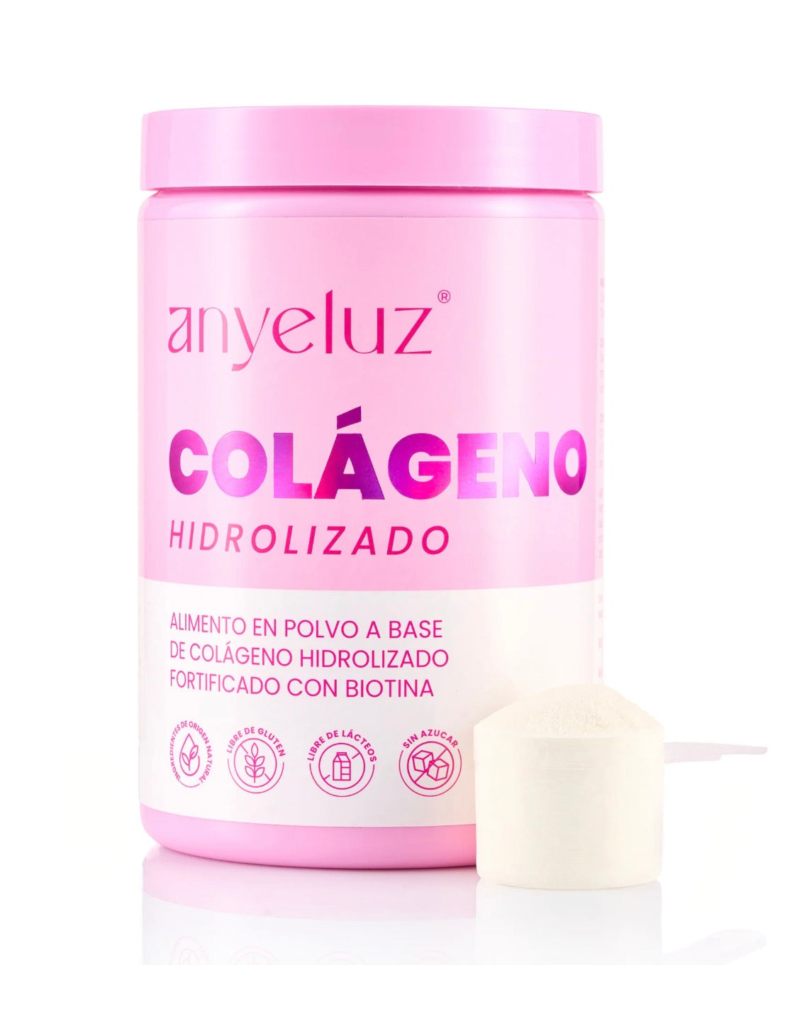 Colágeno Hidrolizado Fortificado con Biotina Anyeluz - Glow Beauty Distribuidores Milagros