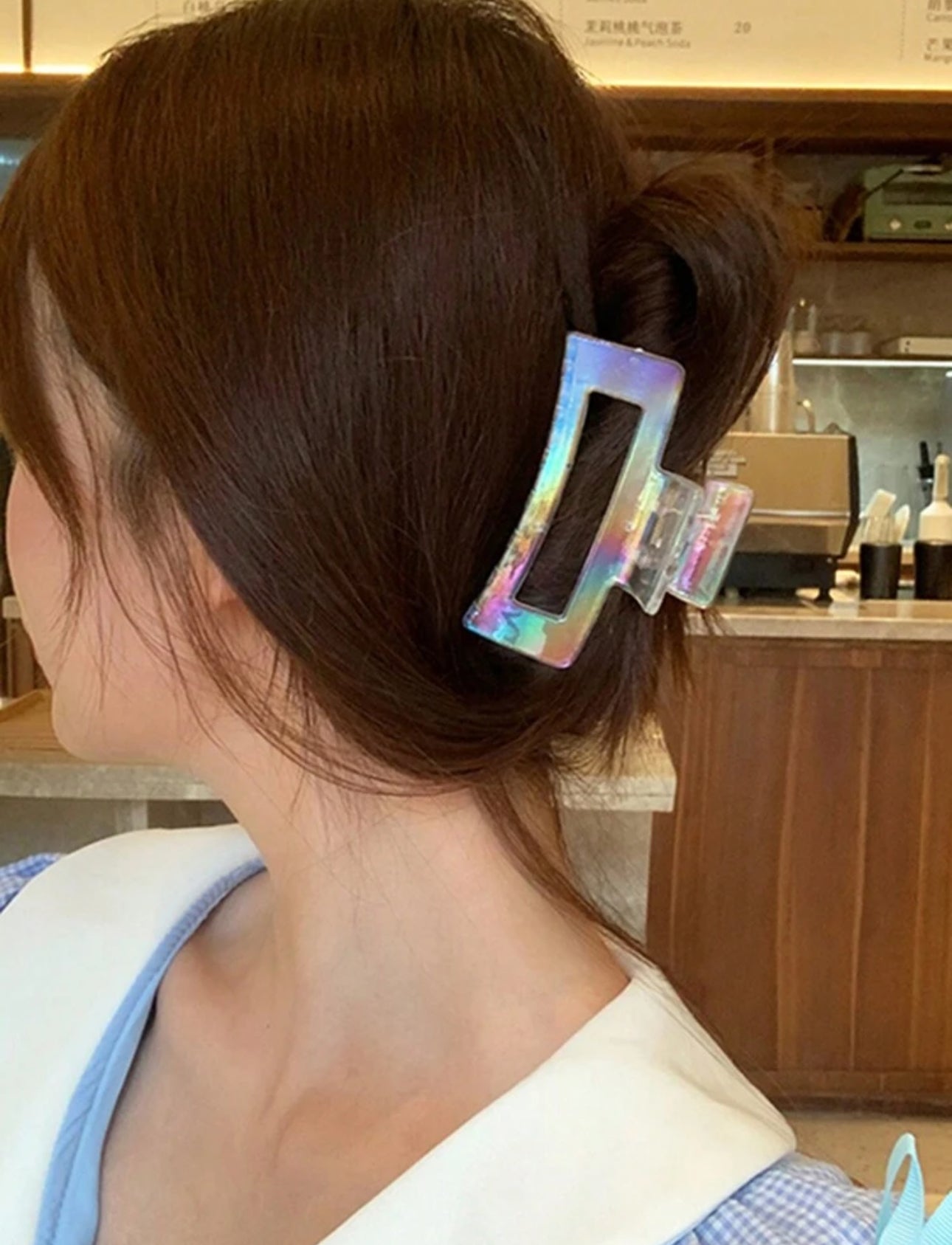 Pinza Cabello Chloe Holografíca Awua - Glow Beauty Distribuidores Milagros