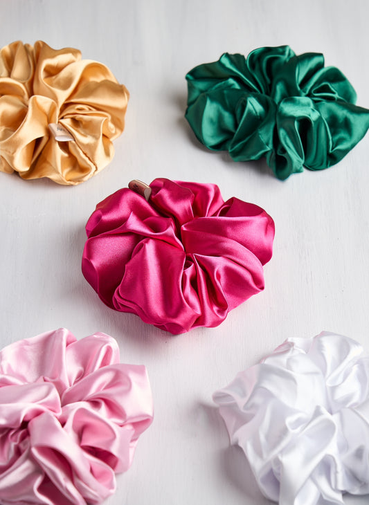 Scrunchie Mediana Satin Awua - Glow Beauty Distribuidores Milagros