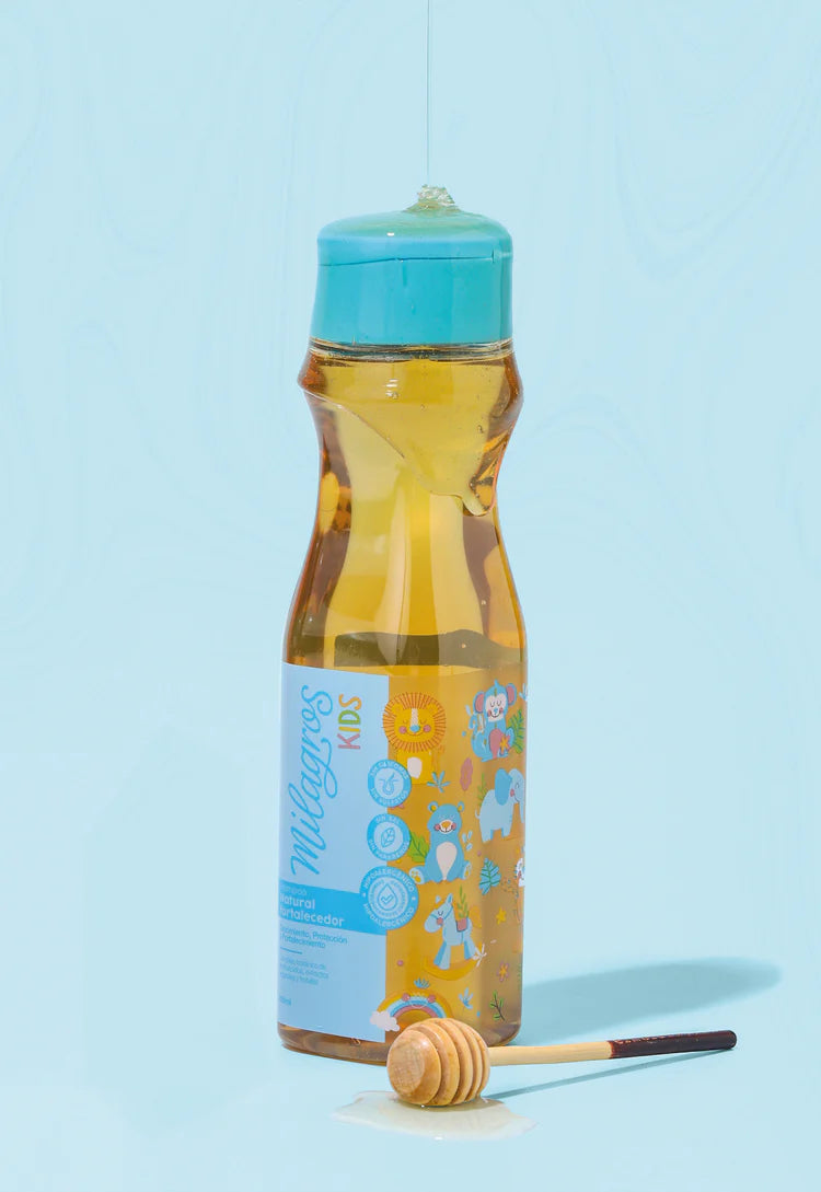 Shampoo Natural Fortalecedor Kids 450 ml Milagros - Glow Beauty Distribuidores Milagros