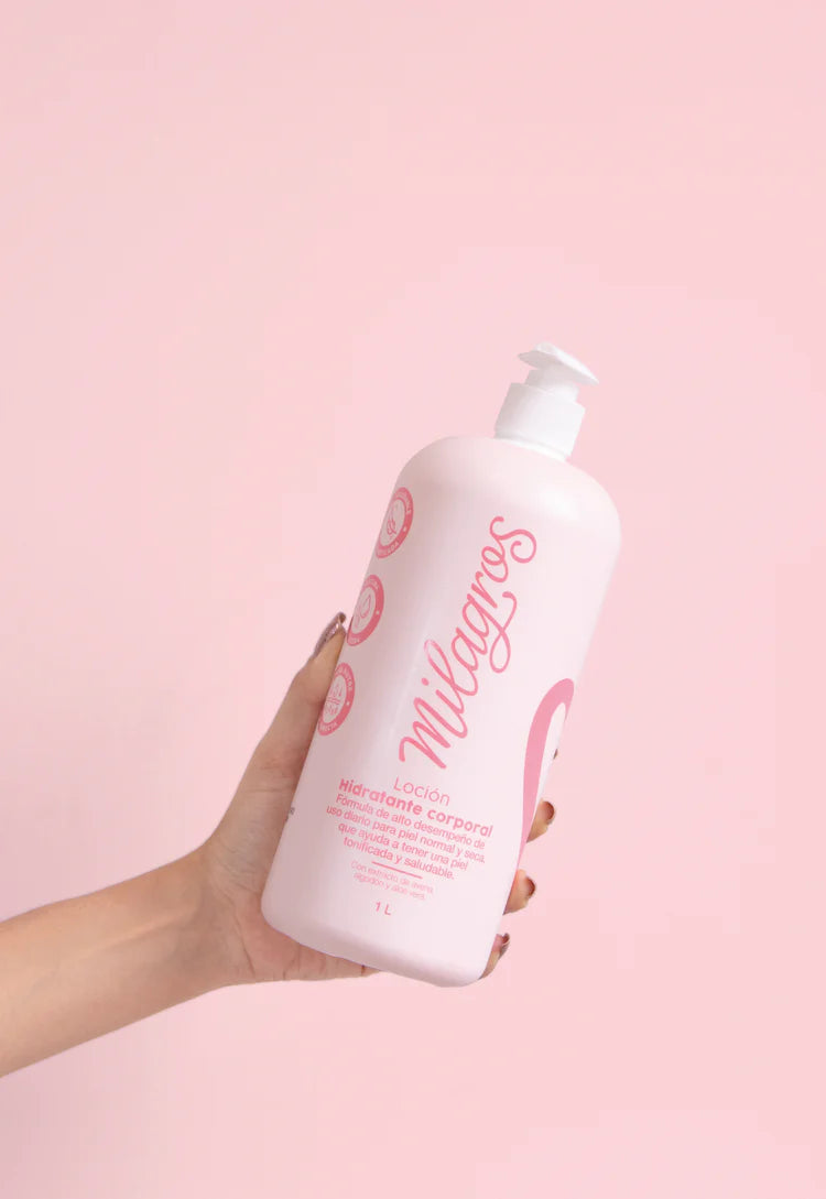 Crema Loción Hidratante Corporal Milagros - Glow Beauty Distribuidores Milagros