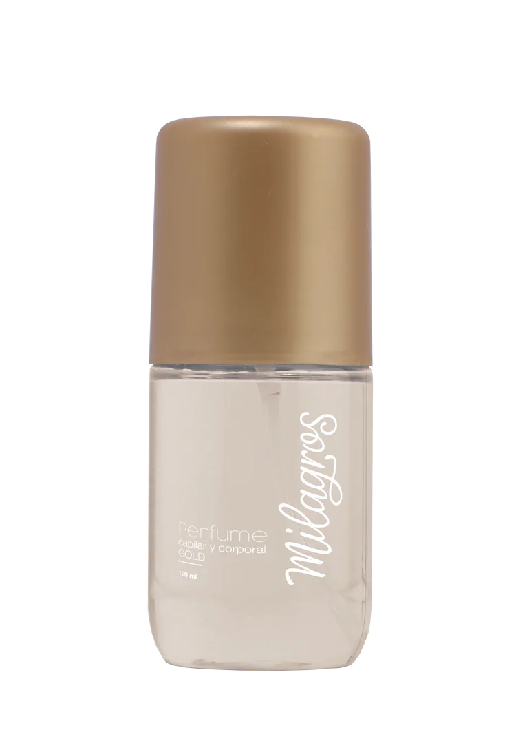 Perfume Capilar y Corporal Gold Milagros - Glow Beauty Distribuidores Milagros