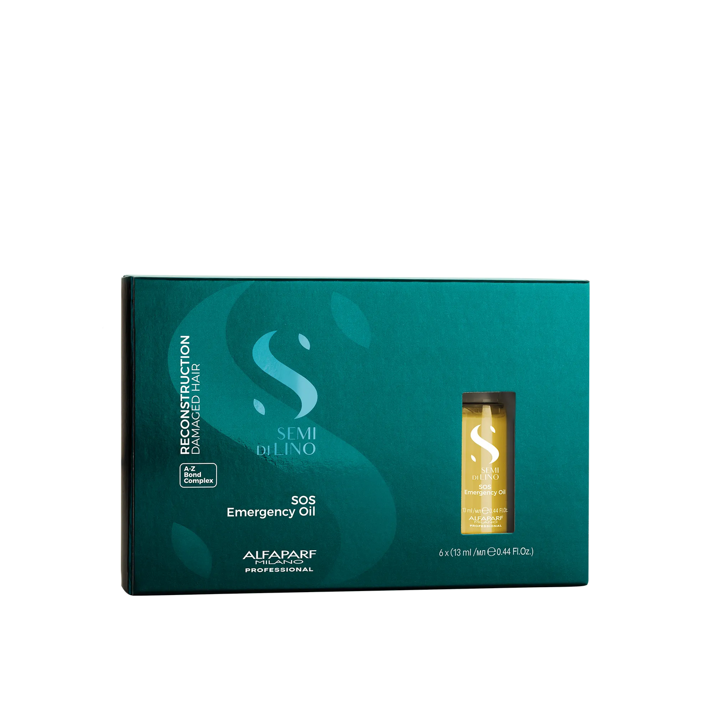 Ampolleta SOS Emergency Oil Semi Di Lino Alfaparf Milano 13 ml