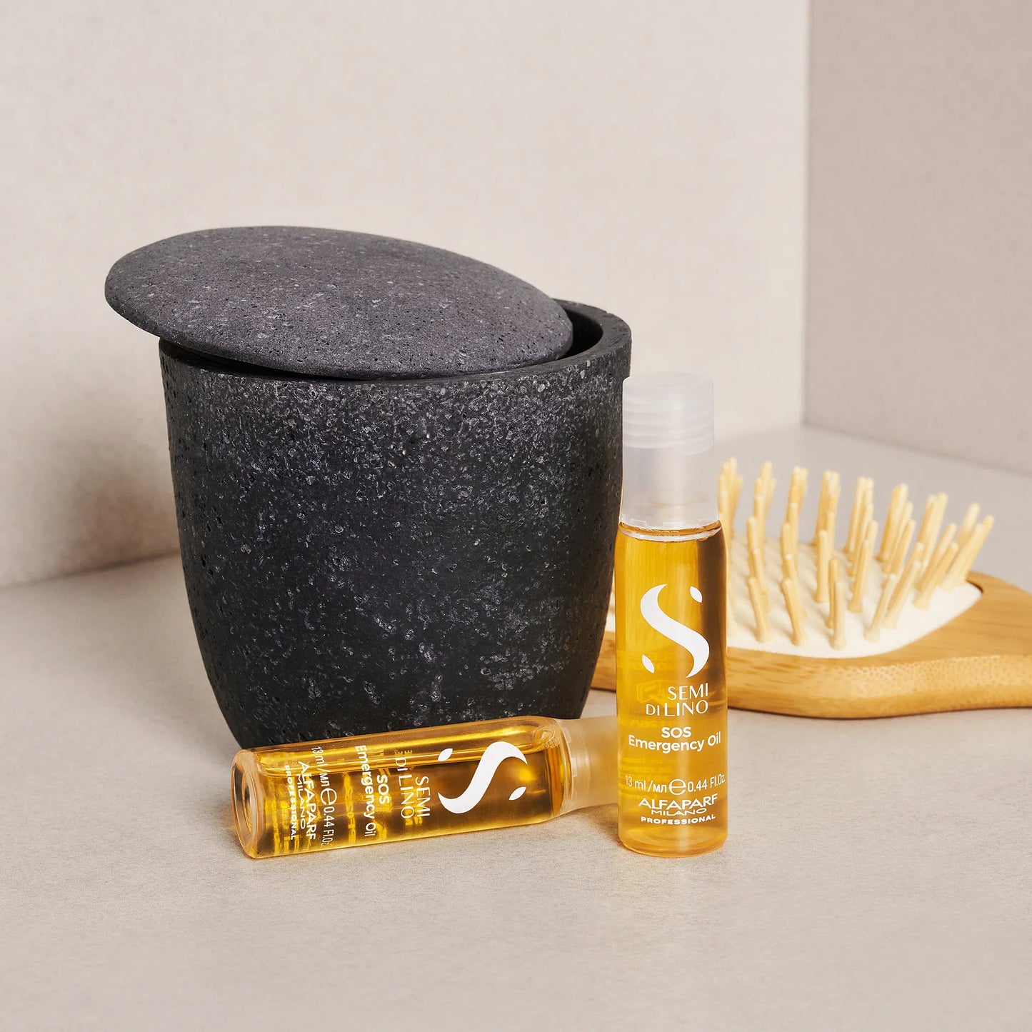 Ampolleta SOS Emergency Oil Semi Di Lino Alfaparf Milano 13 ml