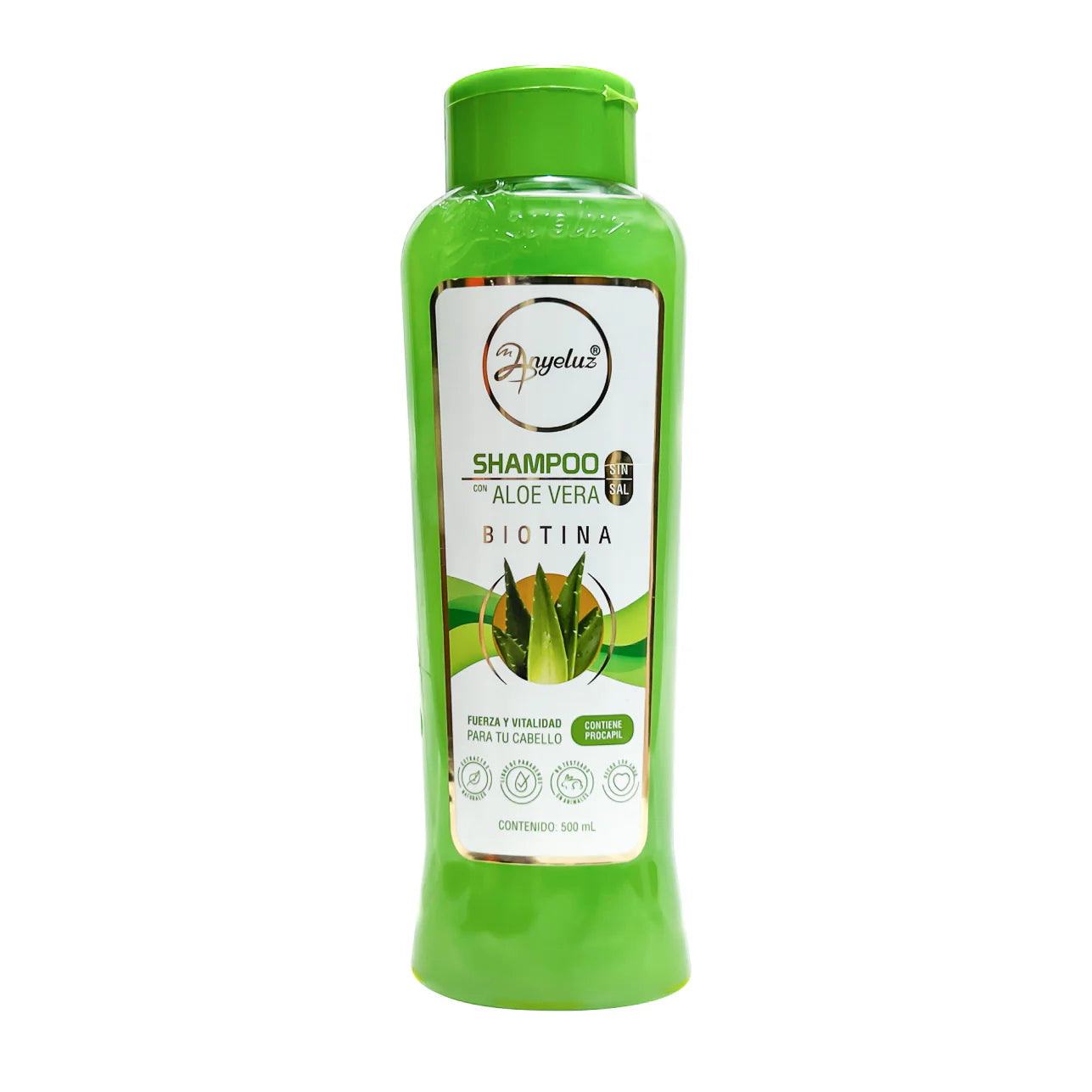 Shampoo con Aloe Vera para cabello graso 500 ml Anyeluz
