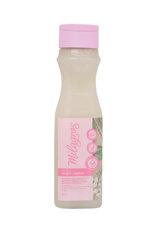 Shampoo Magia Capilar 450 ml  Milagros - Glow Beauty Distribuidores Milagros