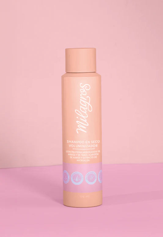 Shampoo en Seco Voluminizador Milagros 175 ml - Glow Beauty Distribuidores Milagros