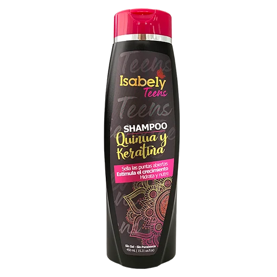 Shampoo Quinua y Keratina Isabely Teens 450 ml