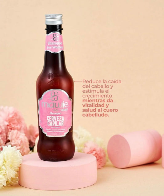 Shampoo Cerveza Capilar Damas Mawie 410 ml