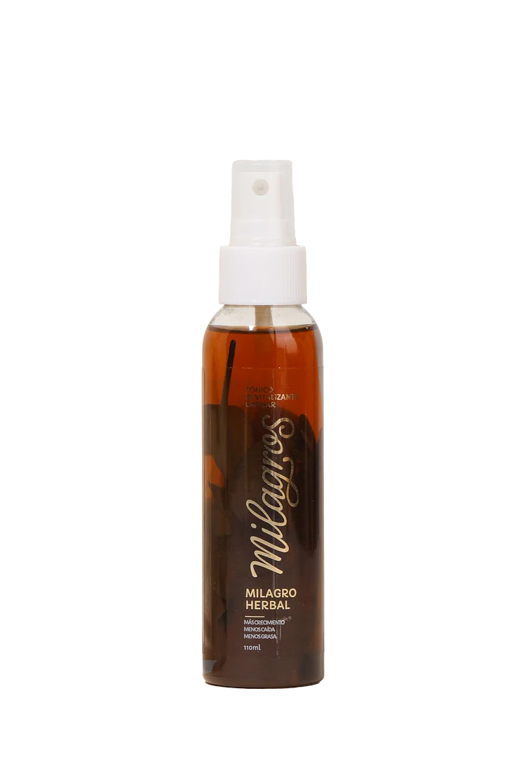 Tónico Revitalizante Capilar Milagro Herbal 110 ml Milagros - Glow Beauty Distribuidores Milagros