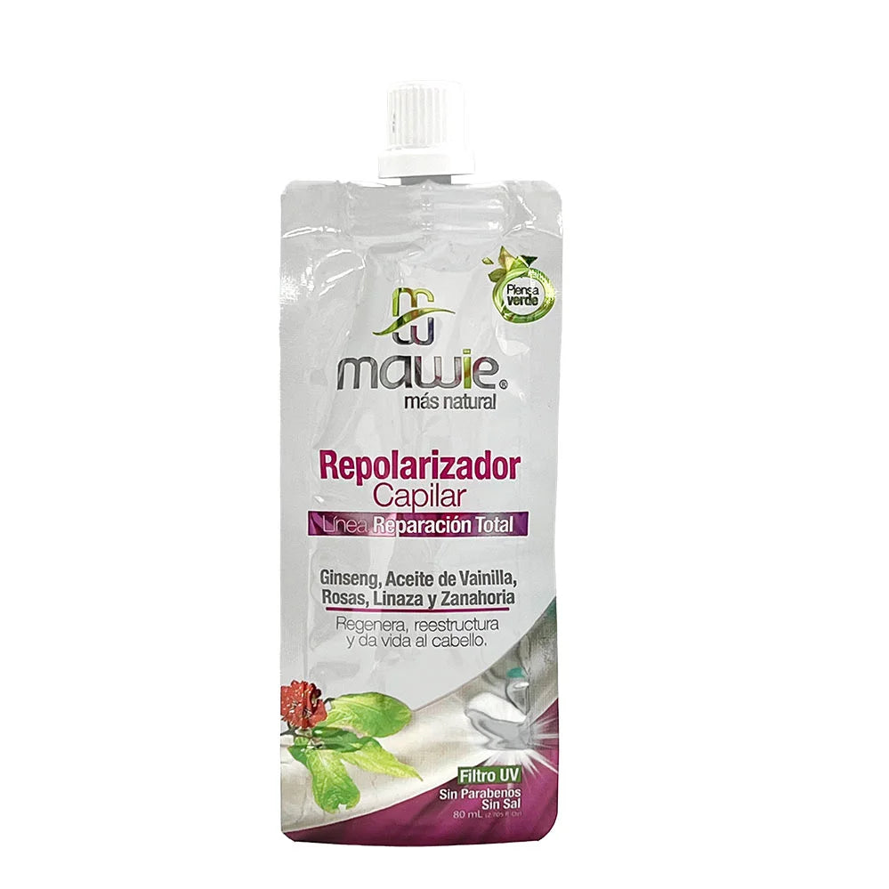 Sachet Tratamiento Capilar Repolarizador Mawie 80 ml