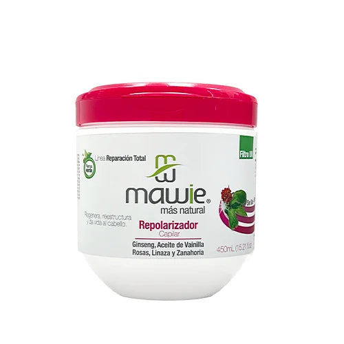 Mascarilla Capilar Repolarizador Reparacion Total Mawie 450 ml
