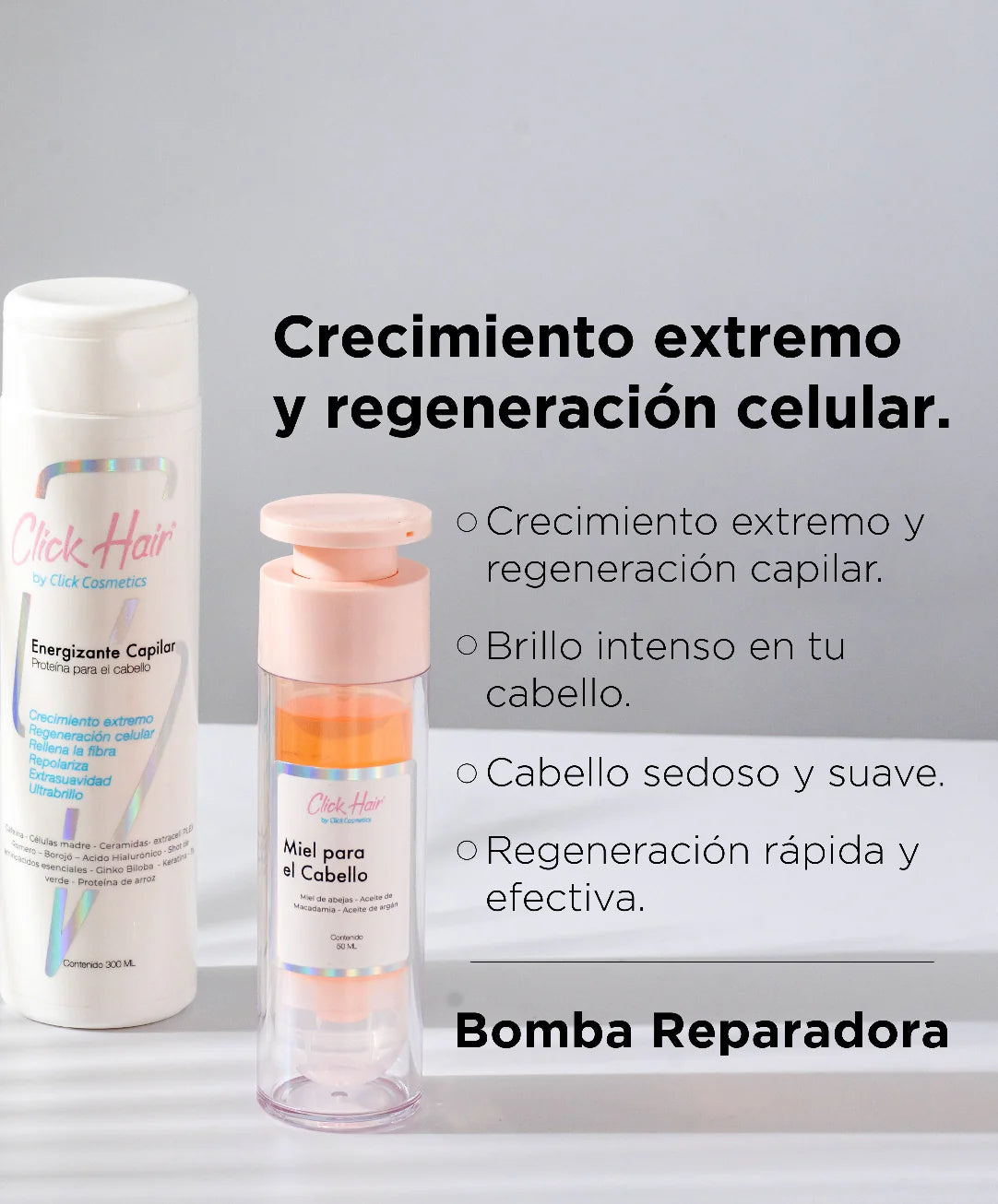 Combo Reparación Intensiva Click Hair