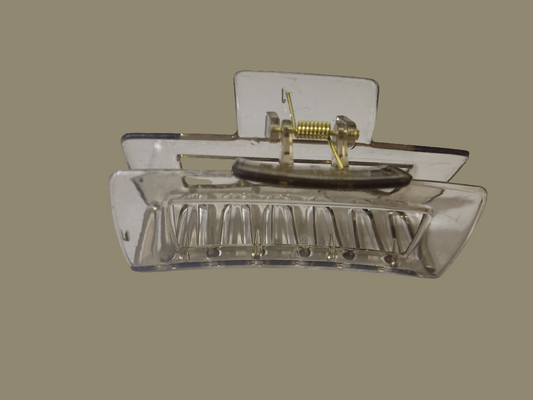 Pinza Cabello Chloe  café Transparente Awua - Glow Beauty Distribuidores Milagros