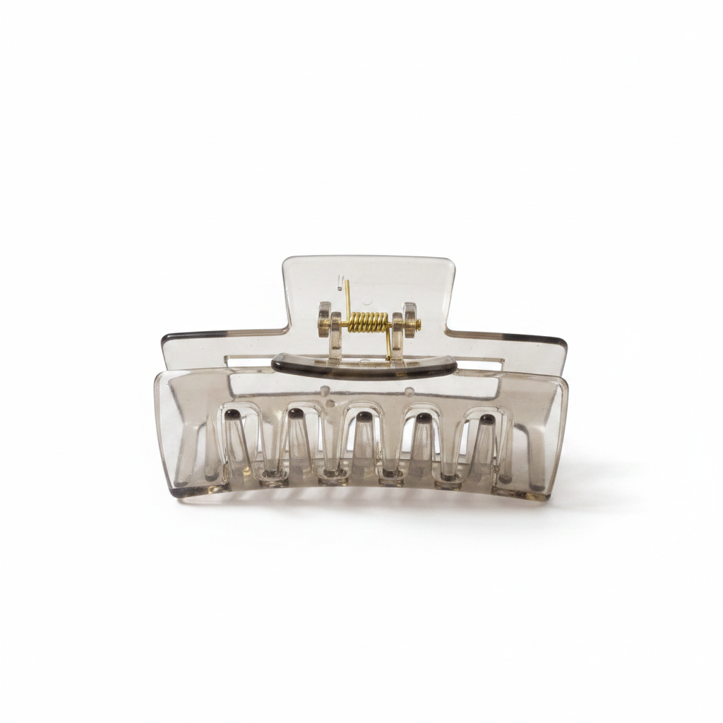 Pinza Cabello Chloe café Transparente Awua - Glow Beauty Distribuidores Milagros