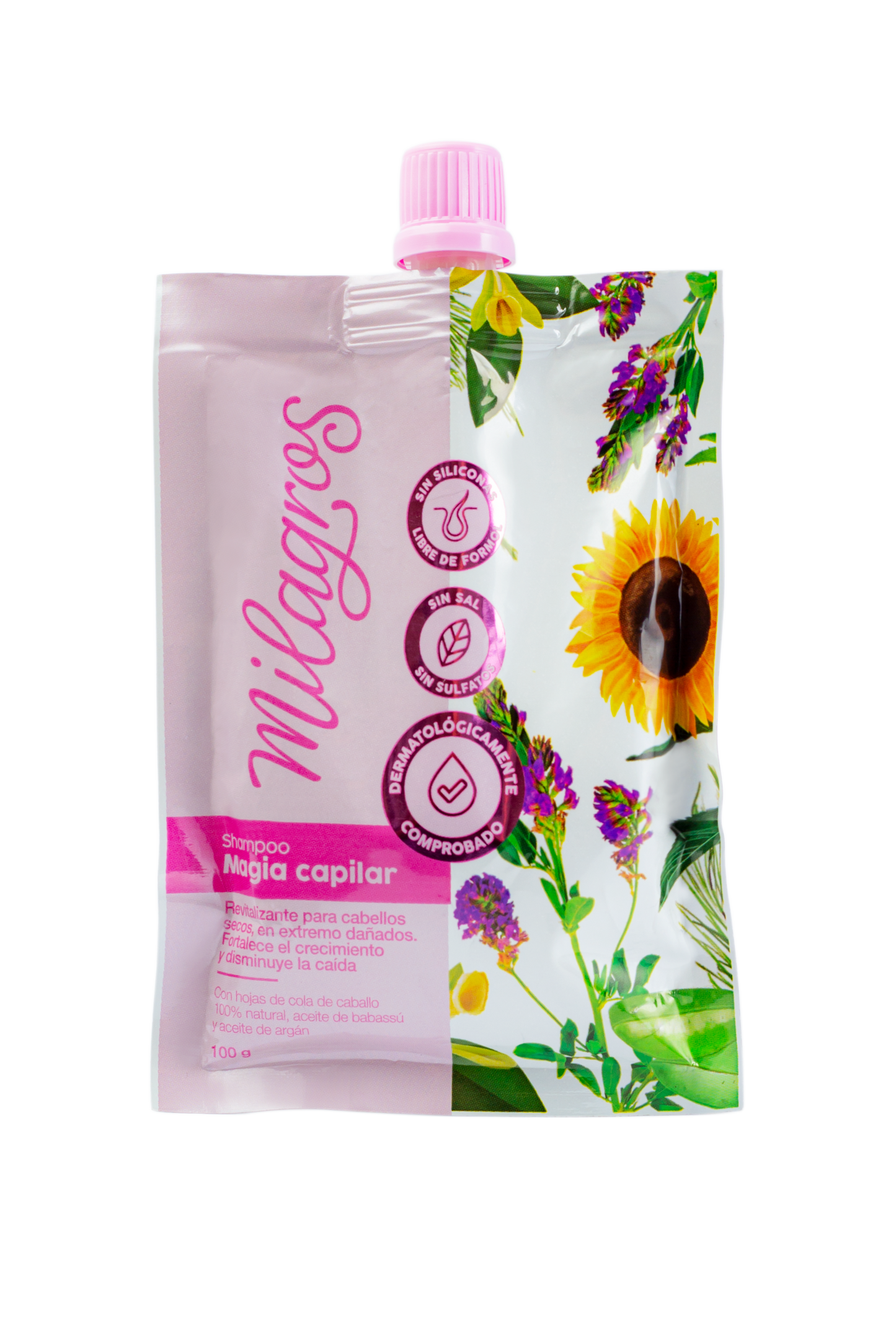 DoyPack Shampoo Magia Capilar Viajero Milagros - Glow Beauty Distribuidores Milagros