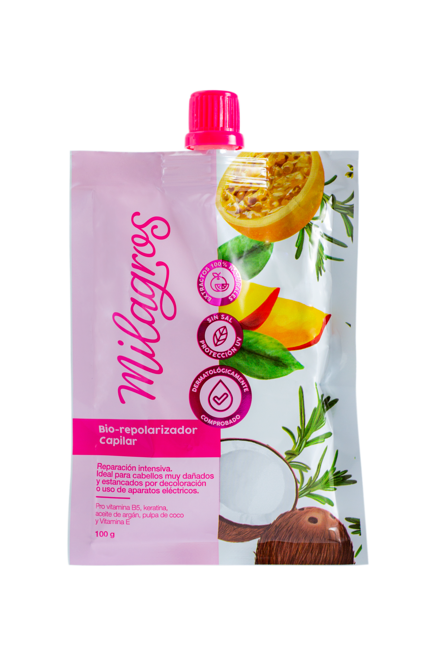 Doypack Biorepolarizador Viajero Milagros - Glow Beauty Distribuidores Milagros