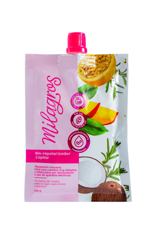 Doypack Biorepolarizador Viajero Milagros - Glow Beauty Distribuidores Milagros