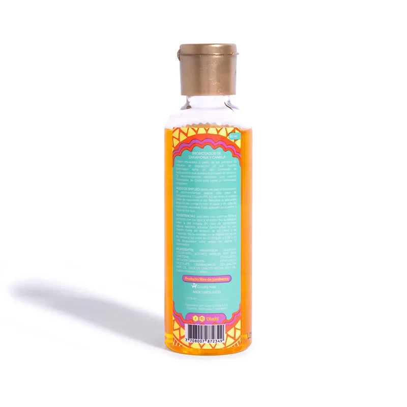 Mini Bronceador De Zanahoria Y Canela 60ml D’Luchi