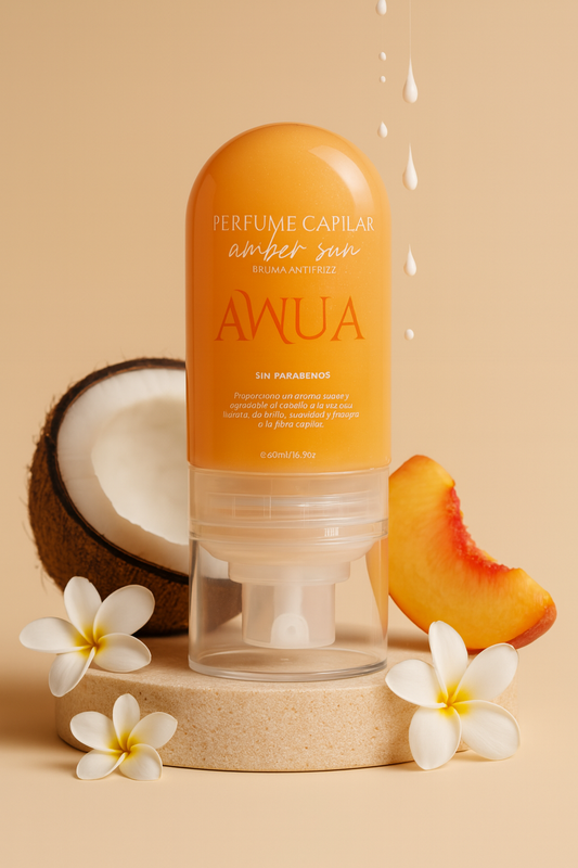 Bruma Antifrizz Amber Sun Perfume Capilar Awua - Glow Beauty Distribuidores Milagros
