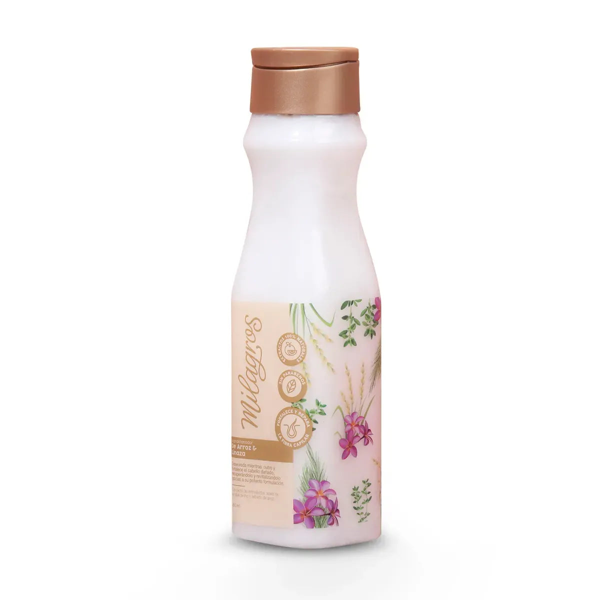 Acondicionador de Arroz y Linaza Milagros 450 ml - Glow Beauty Distribuidores Milagros