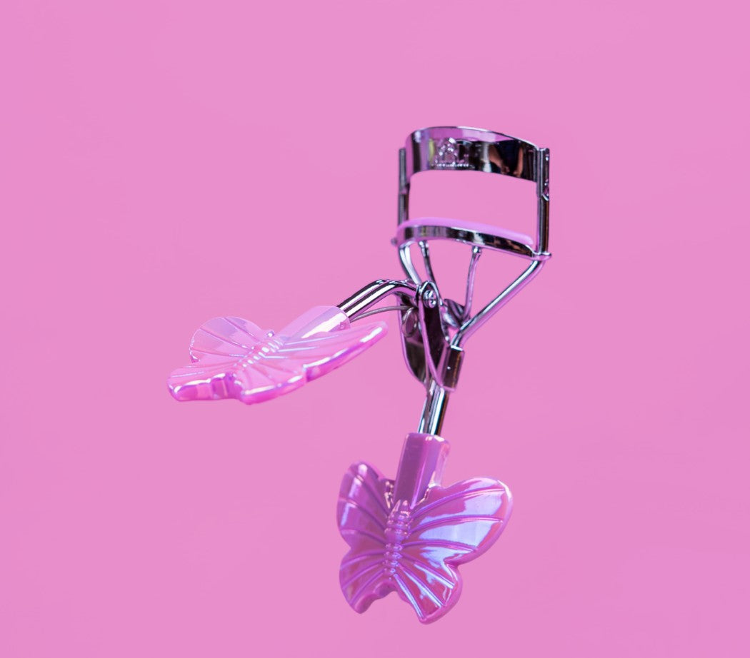Encrespador de pestañas Mariposa Bloom Curl Magic – Bloomshell - Glow Beauty Distribuidores Milagros