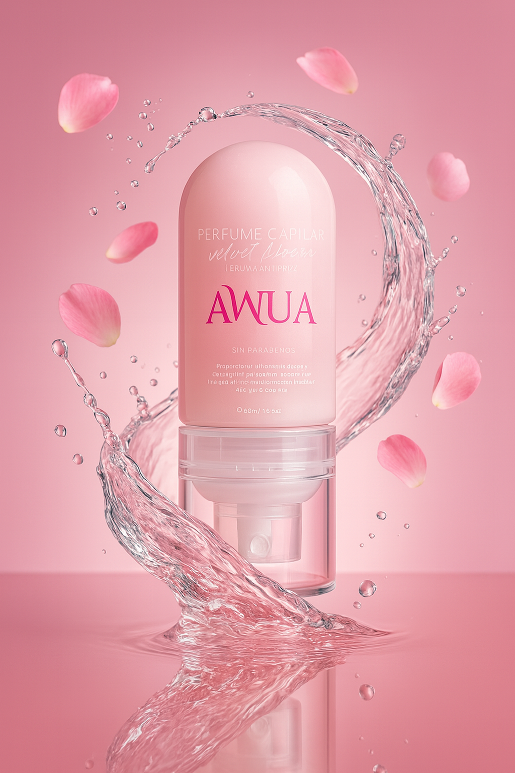 Bruma Antifrizz Velvet Bloom Perfume Capilar Awua - Glow Beauty Distribuidores Milagros