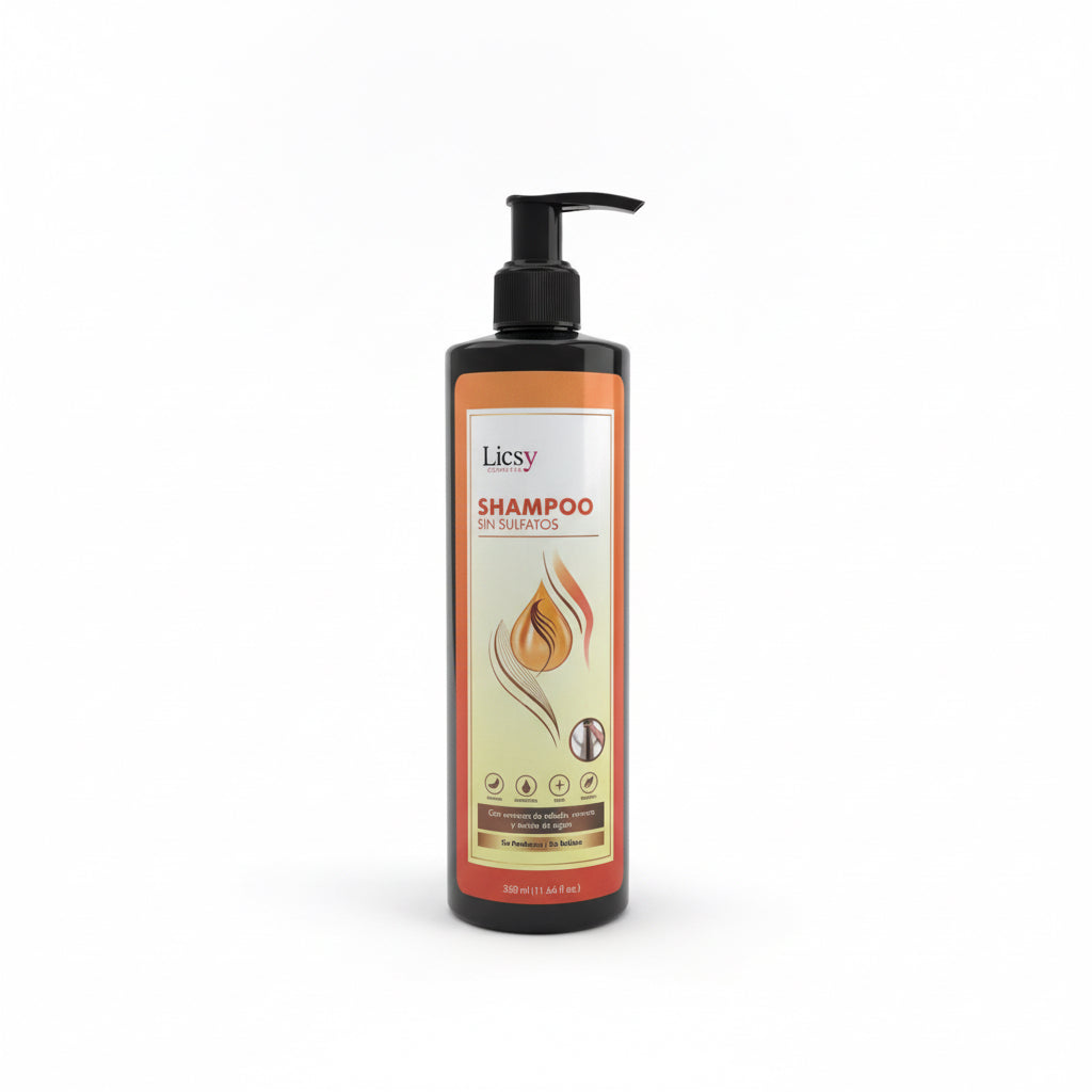Shampo Para extensiones de cabello Licsy 350ml - Glow Beauty Distribuidores Milagros