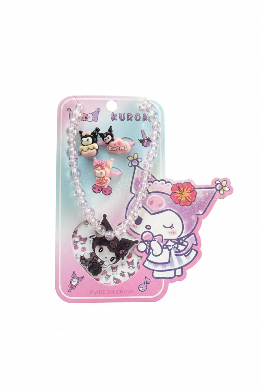 Set accesorios niñas Kuromi - Glow Beauty Distribuidores Milagros