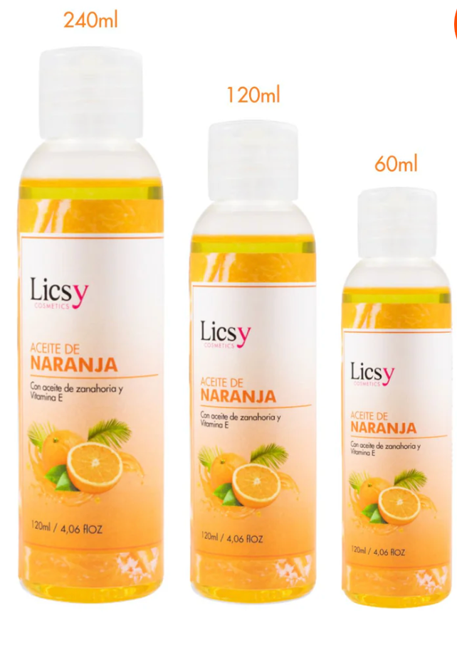 Aceite de Naranja Corporal Licsy - Glow Beauty Distribuidores Milagros
