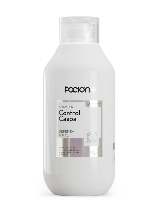 Shampoo Control Caspa Poción 450ml - Glow Beauty Distribuidores Milagros