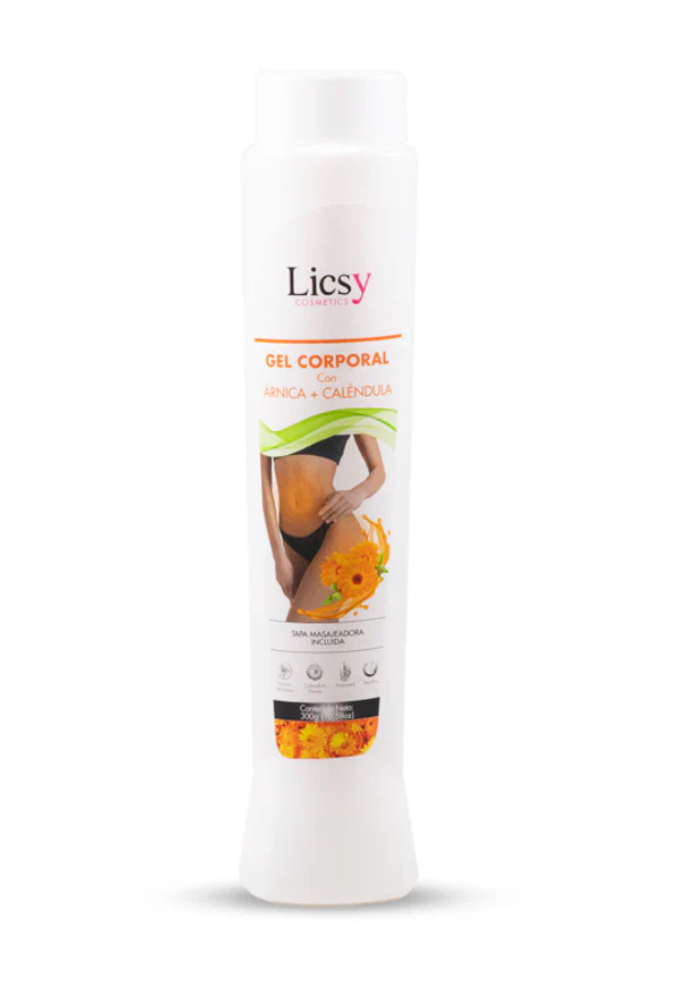 Gel Corporal Árnica y Caléndula Licsy - Glow Beauty Distribuidores Milagros