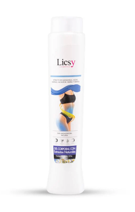 Gel Frío Corporal con Extractos Naturales Licsy - Glow Beauty Distribuidores Milagros